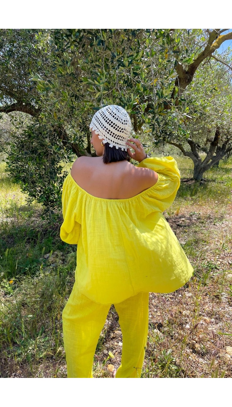 Blouse Jaune Johanna LUCIE