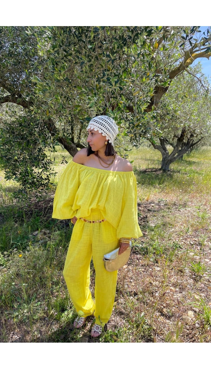 Blouse Jaune Johanna LUCIE