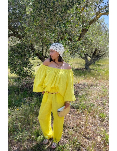 Blouse Jaune Johanna LUCIE