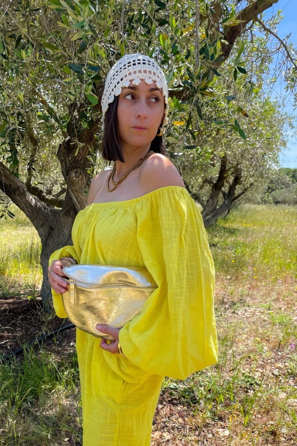 Bonnet Crochet Ecru IBIZA 2
