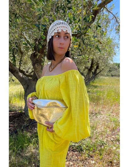 Bonnet Crochet Ecru IBIZA