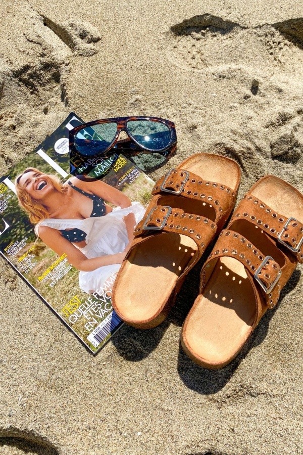 Sandales Plateforme Camel MILLER