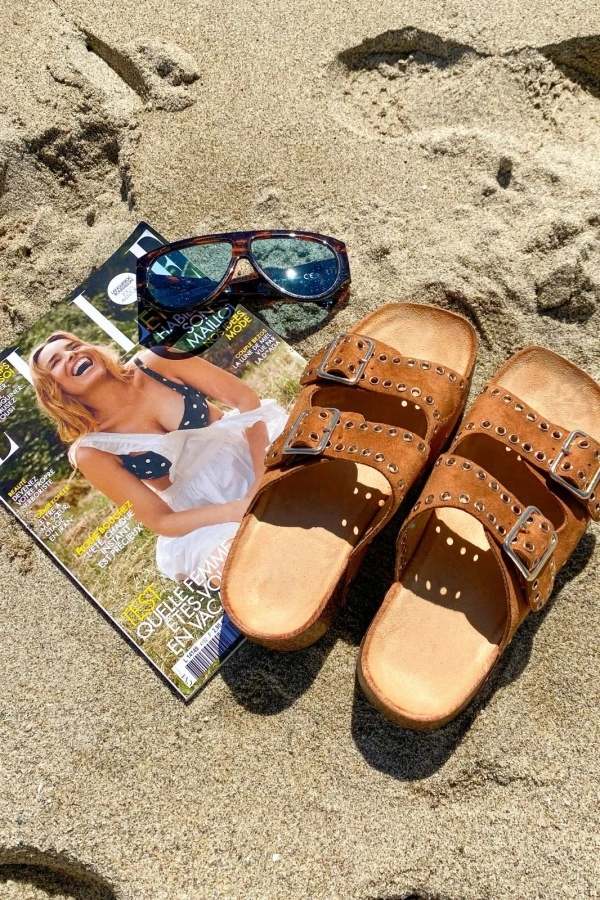 Sandales Plateforme Camel MILLER