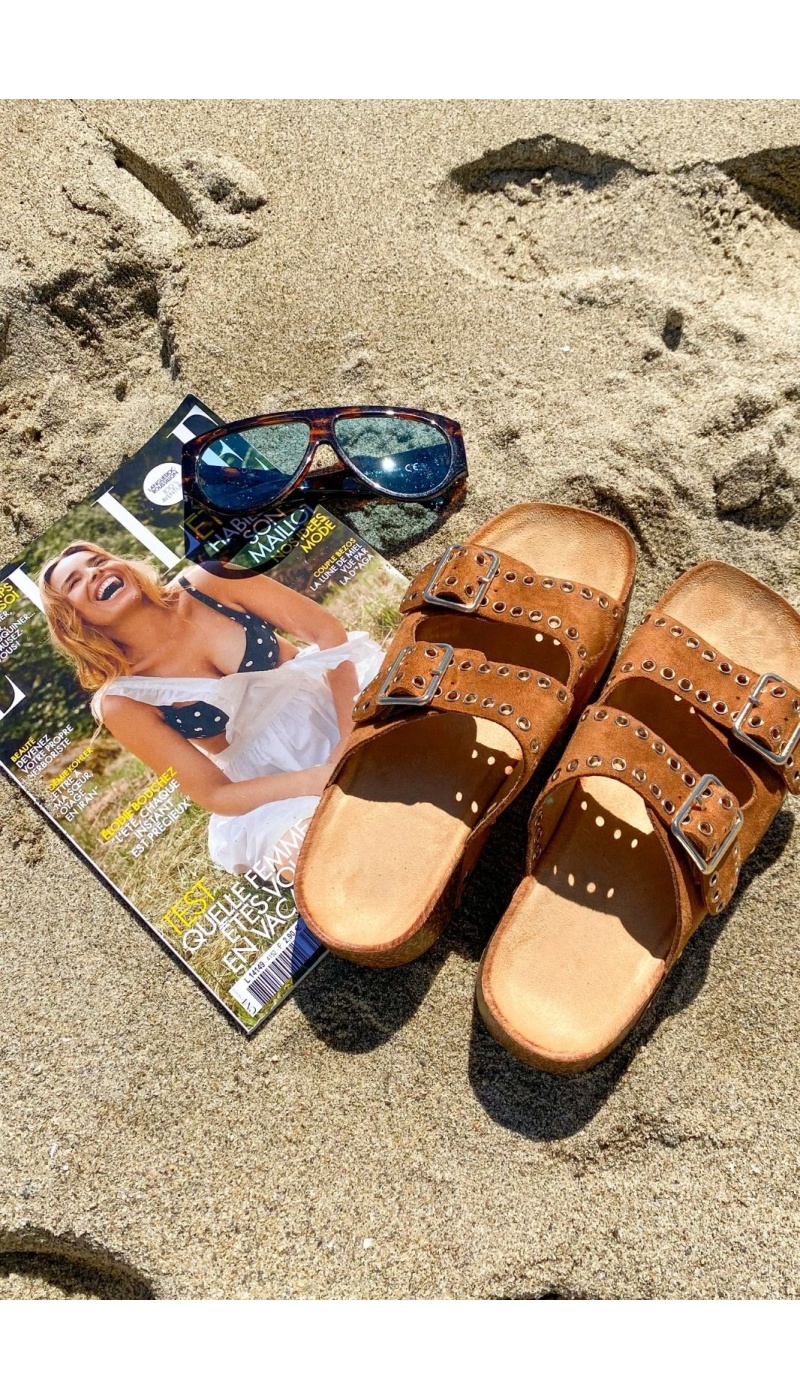 Sandales Plateforme Camel MILLER