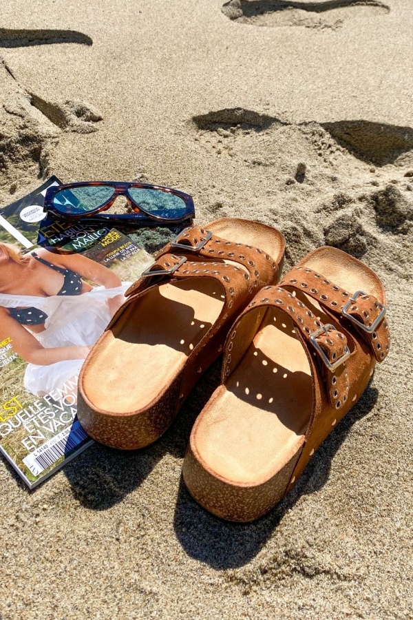 Sandales Plateforme Camel MILLER 2