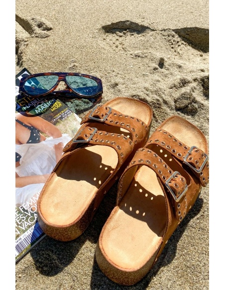 Sandales Plateforme Camel MILLER
