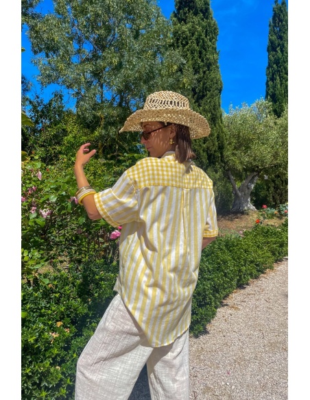 ines moda nan fang bdn BLUSA AMARILLO SOL