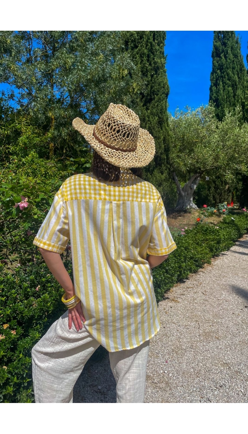 ines moda nan fang bdn BLUSA AMARILLO SOL