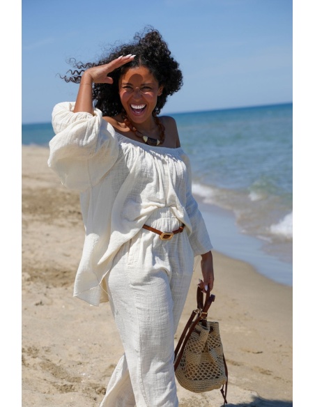 Blouse Johnna Ecru LUCIE