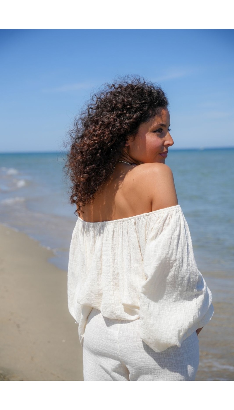 Blouse Johnna Ecru LUCIE