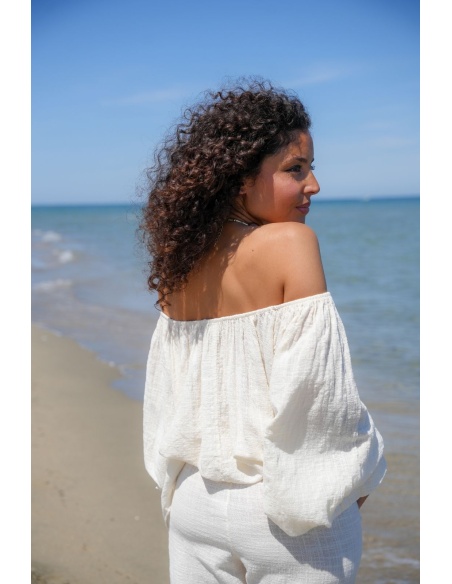 Blouse Johnna Ecru LUCIE