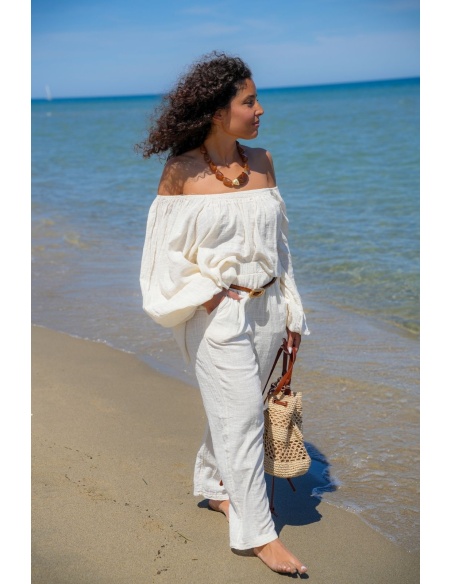 Blouse Johnna Ecru LUCIE