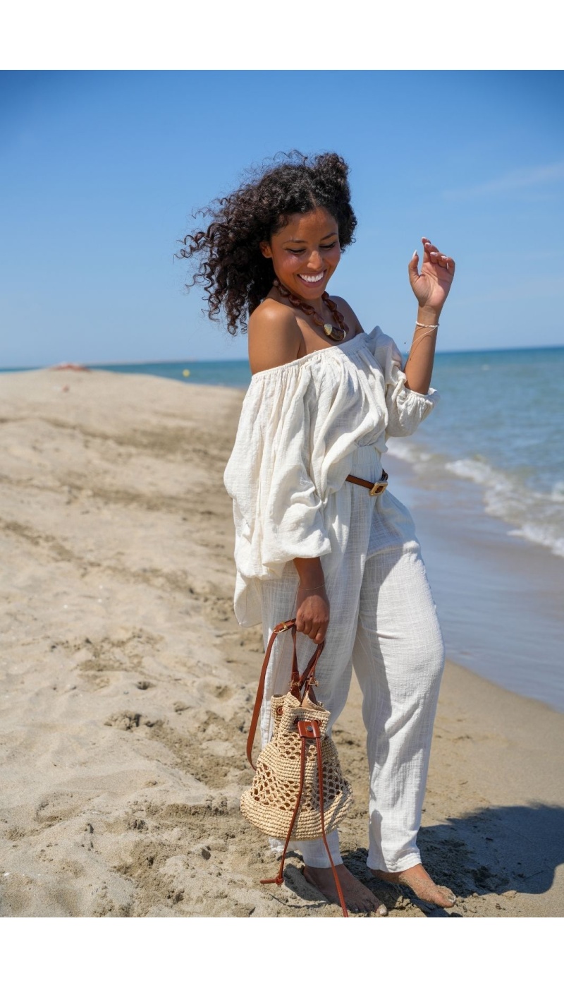 Blouse Johnna Ecru LUCIE