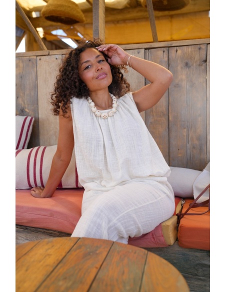 Top Femme   Ecru NINA