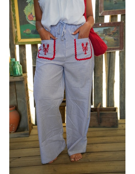 Pantalon Homard Bleu ELEA
