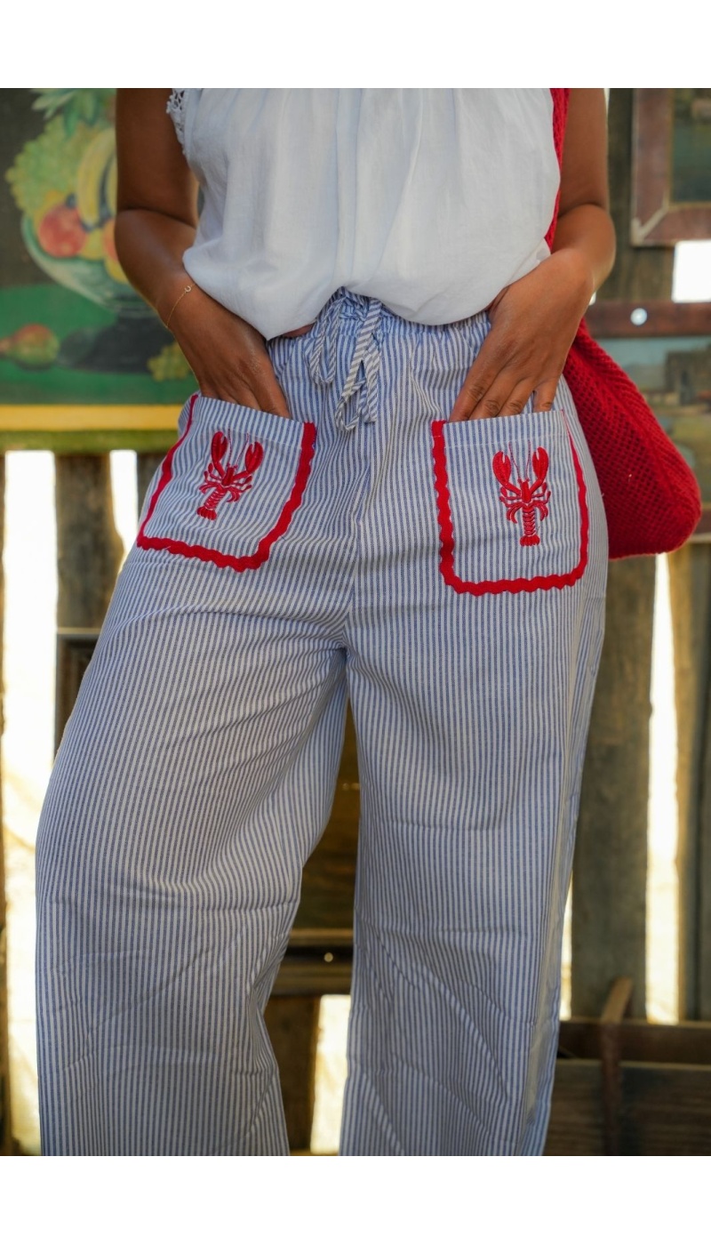 Pantalon Homard Bleu ELEA