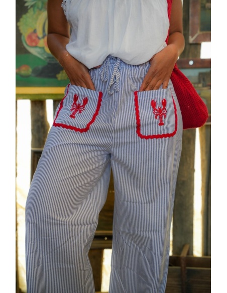 Pantalon Homard Bleu ELEA