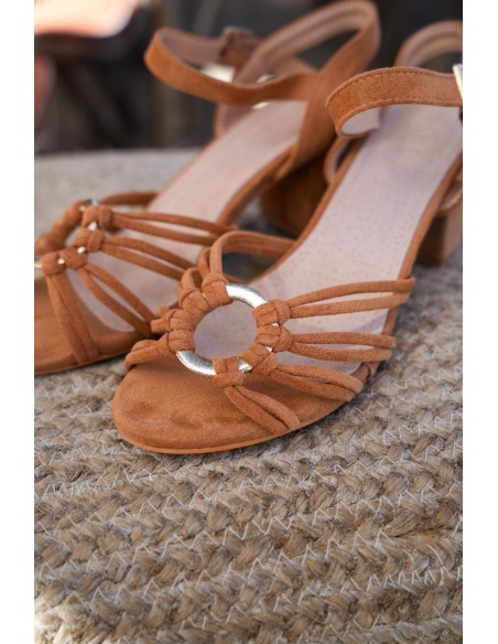 Talons Camel Tressé FLORES