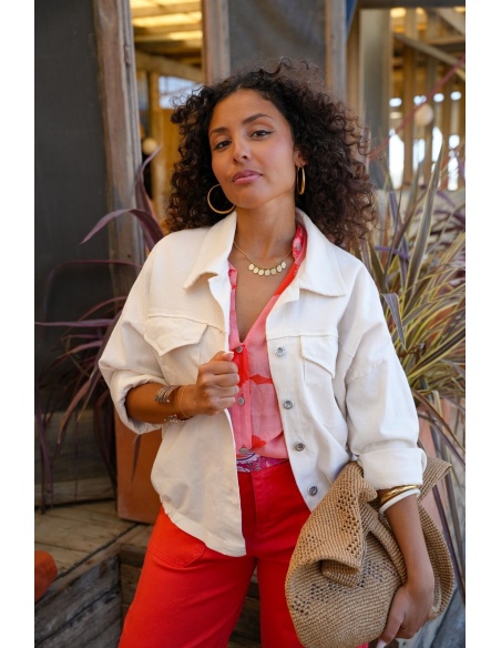 Veste Courte Écru IRIS