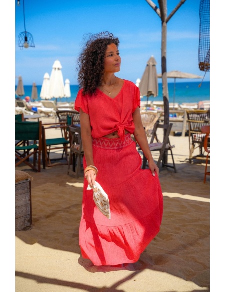 Jupe Longue Corail SOL