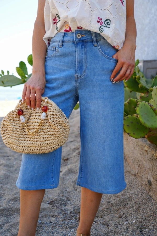 Bermuda Denim Bleu ANGELINA 2