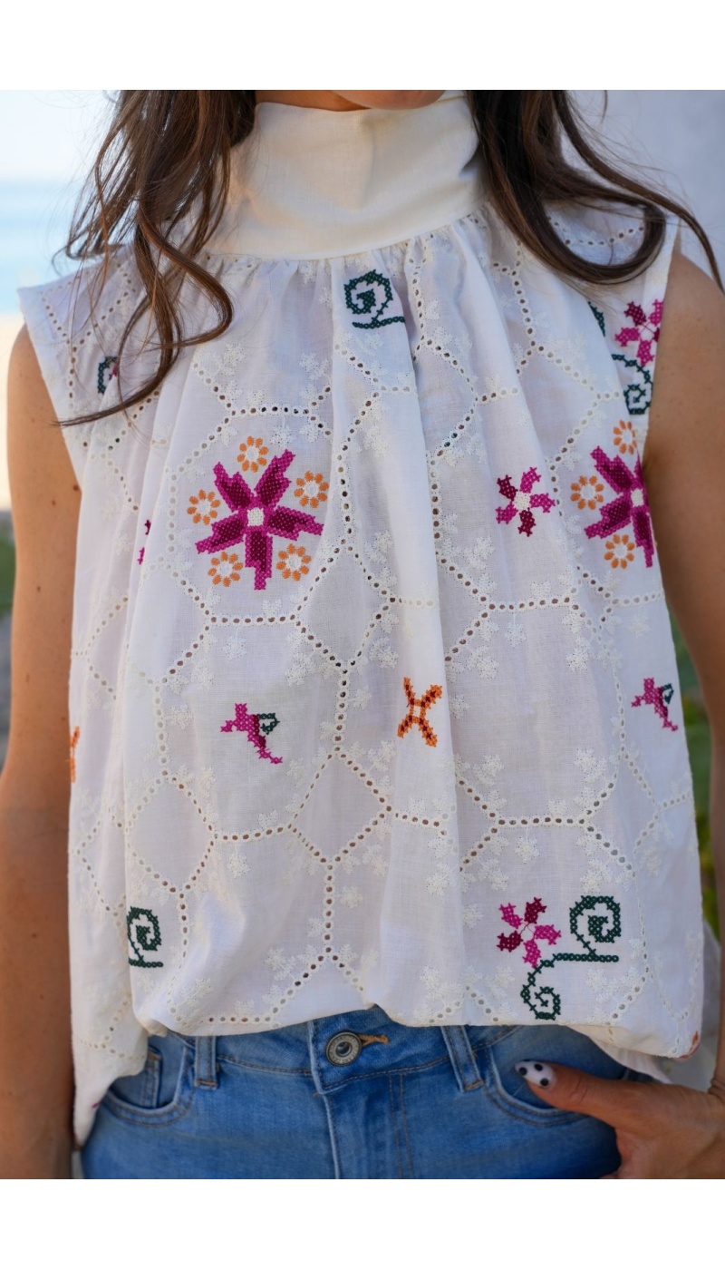 BLOUSE BRODE EC/LIL E26