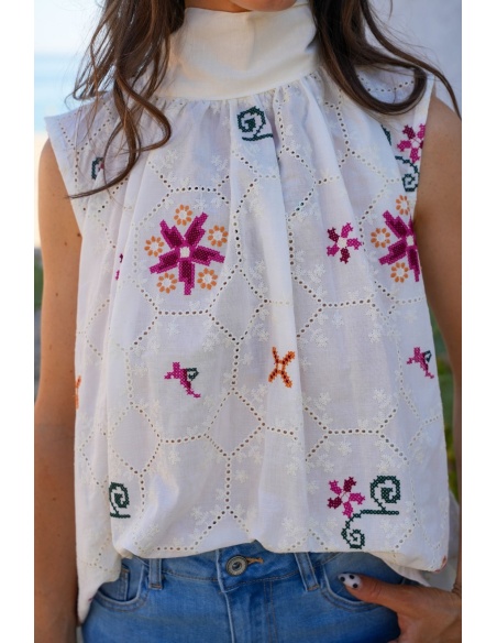 BLOUSE BRODE EC/LIL E26
