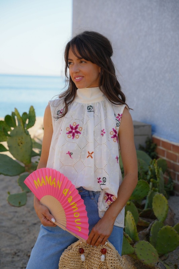 BLOUSE BRODE EC/LIL E26