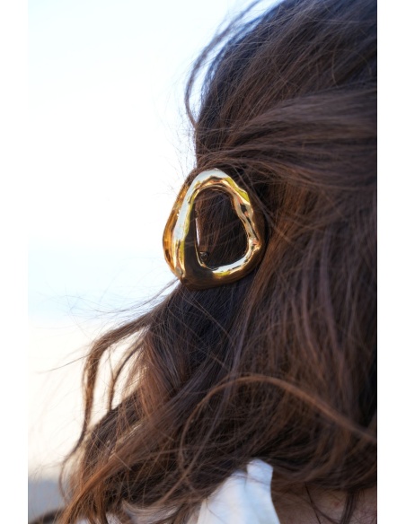 ACCESSOIRE CHEVEUX PINCE DORÉ E26