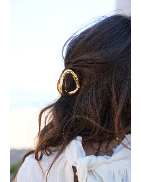 ACCESSOIRE CHEVEUX PINCE DORÉ E26