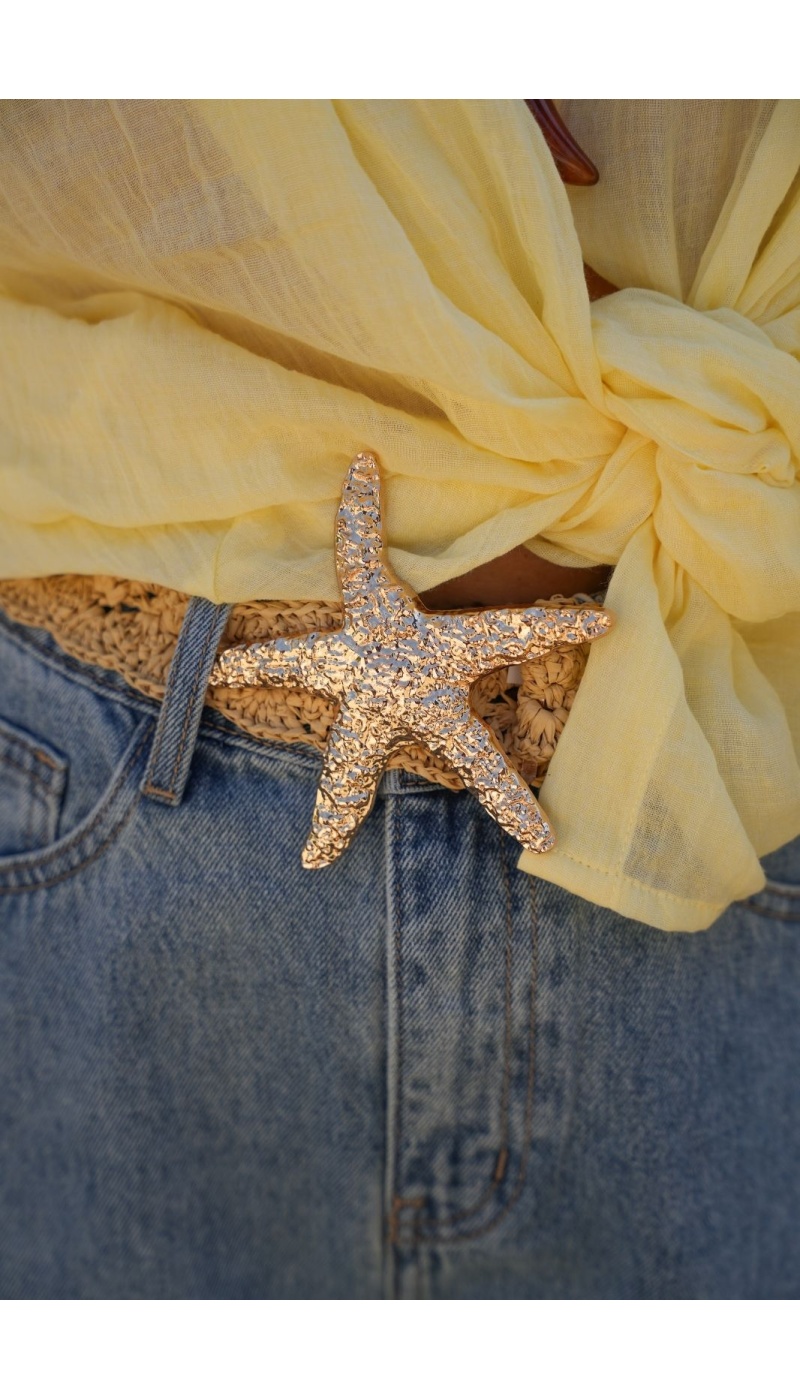 Ceinture Etoile Taupe STELLA
