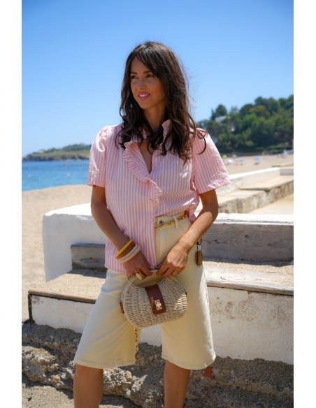 BERMUDAS FEMME  JAUNE E26