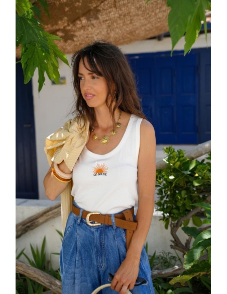 DEBARDEUR SOLEIL BLANC E26