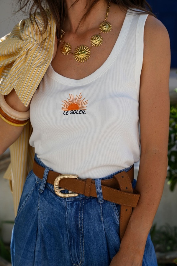DEBARDEUR SOLEIL BLANC E26 2