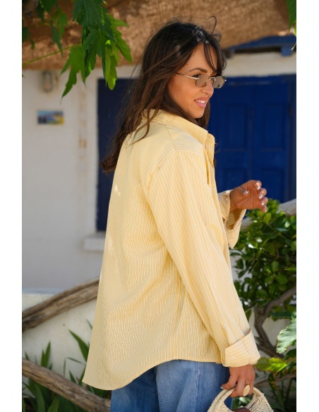 CHEMISIER SOLEIL JAUNE E26
