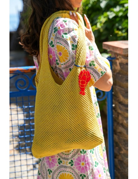 SAC FEMME FILET JAUNE E26