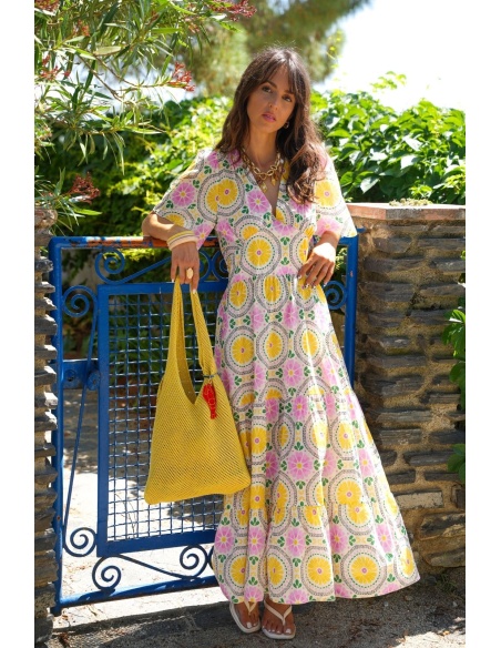 SAC FEMME FILET JAUNE E26