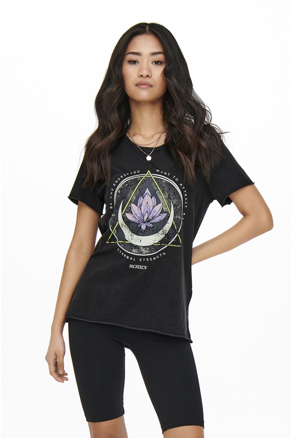 T-Shirt Schwarz ONLLUCY
