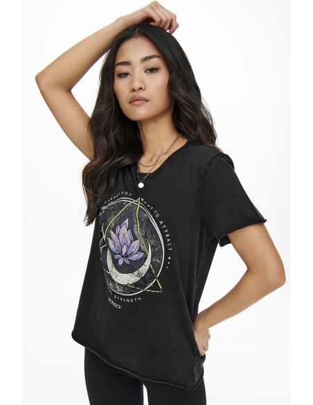T-Shirt Schwarz ONLLUCY
