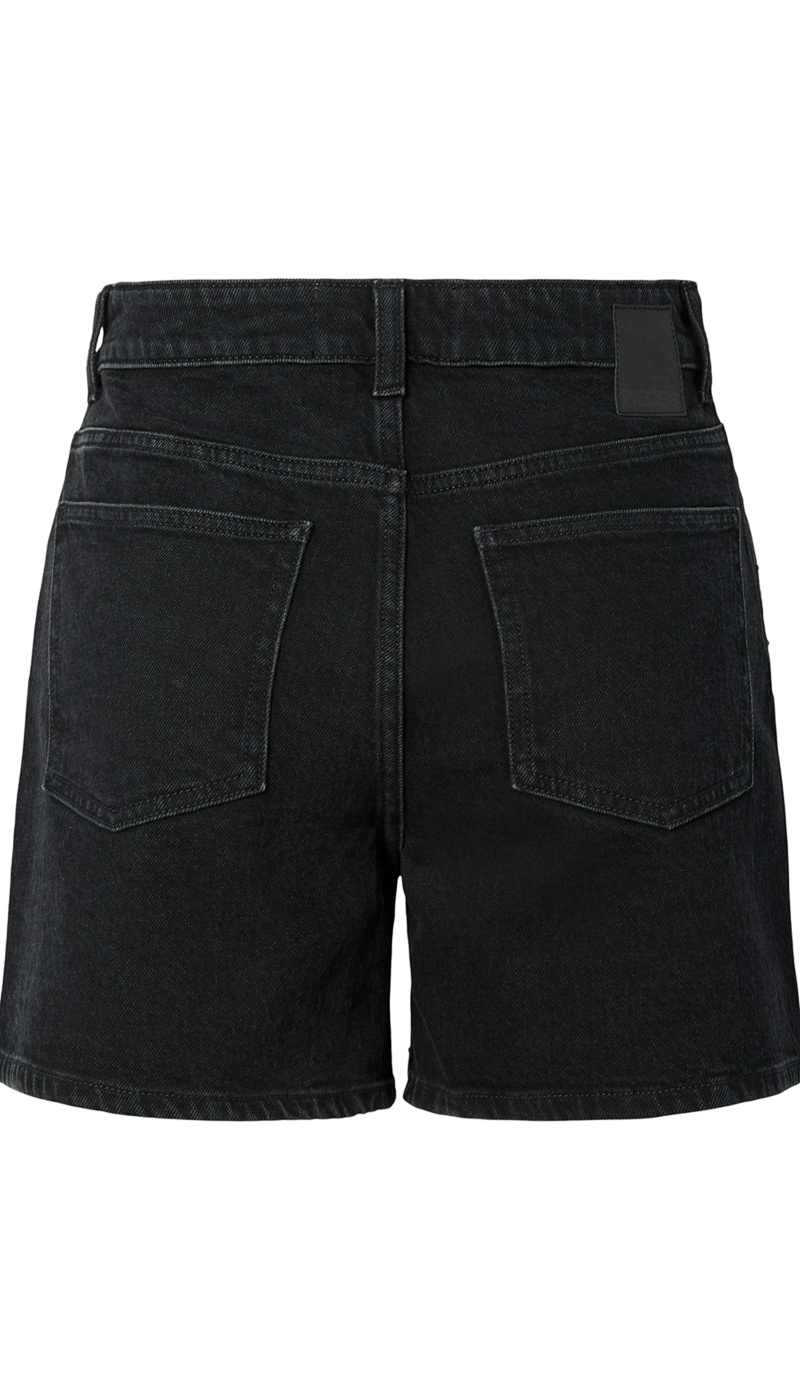 Short Strass Black Denim PCGABI