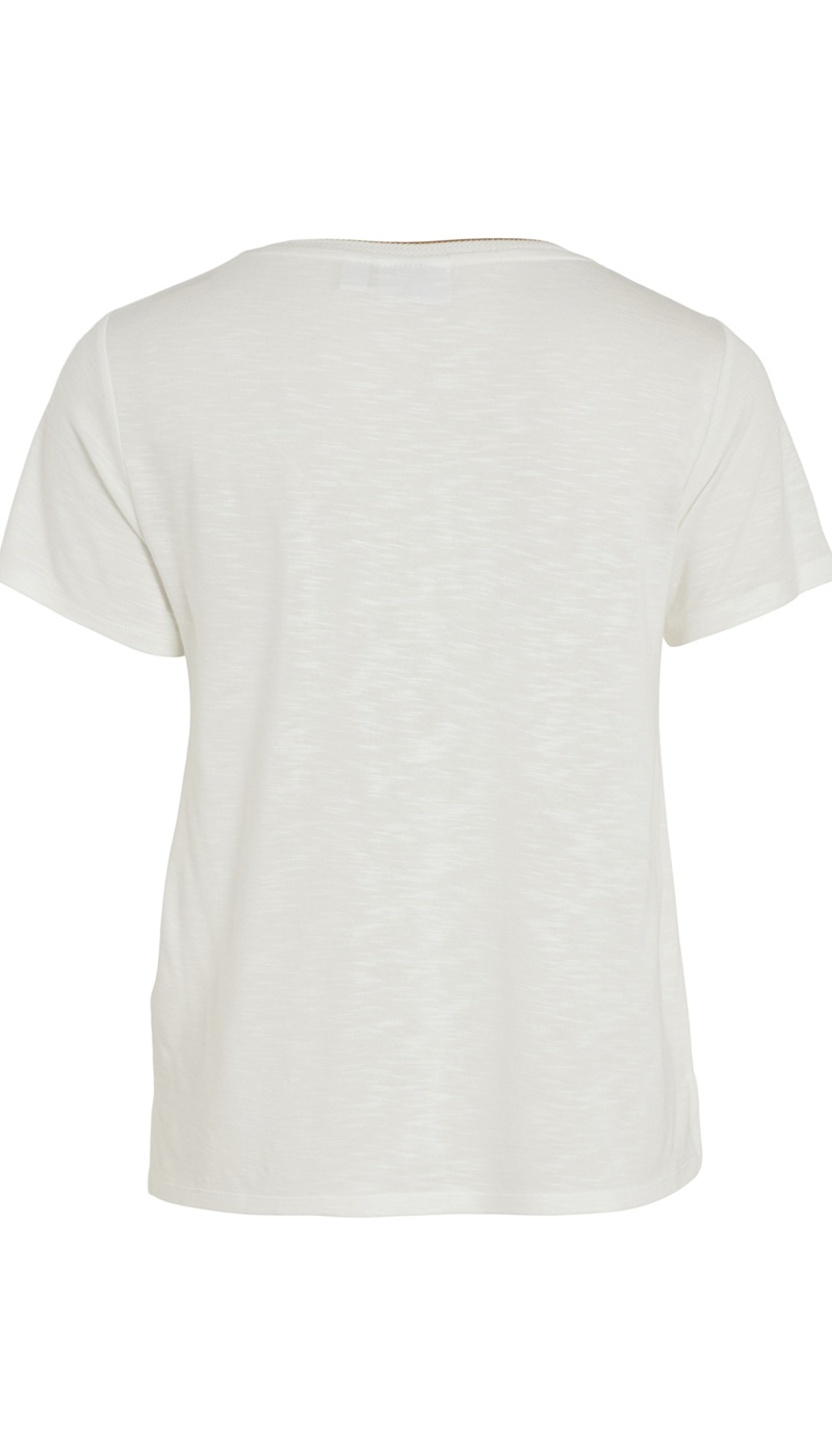 Gold Cloud Dancer T-Shirt VINOEL VILA - 5 | TOPS