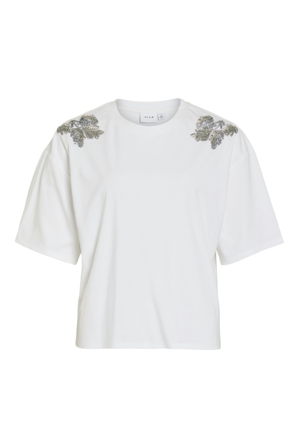 VILA A/S SNOW WHITE T-SHIRTS MC