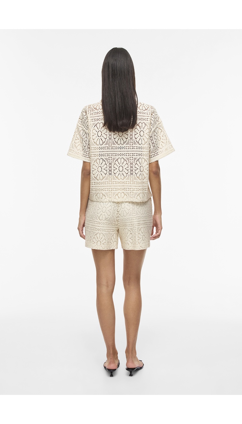 Shorts con bordado de abedul VIMERINDA
