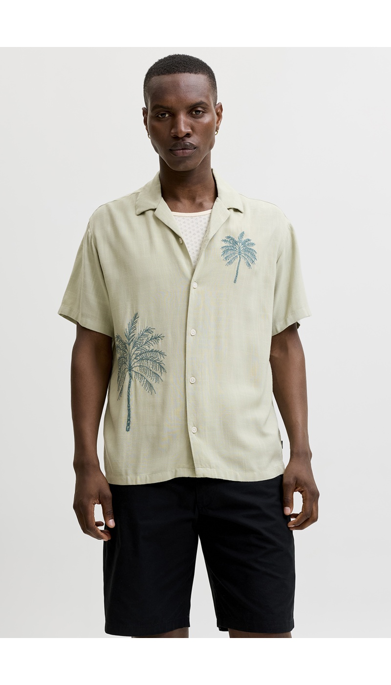 Camicia con palma di erba medica JPRBLAFRED