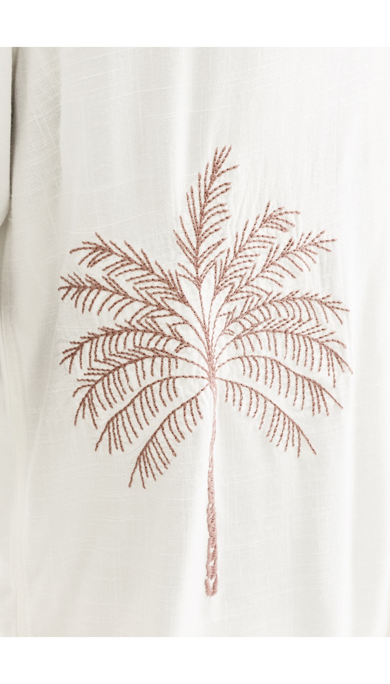 Chemise Palmier Cloud Dancer JPRBLAFRED