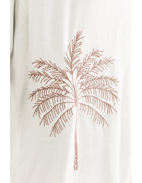Chemise Palmier Cloud Dancer JPRBLAFRED