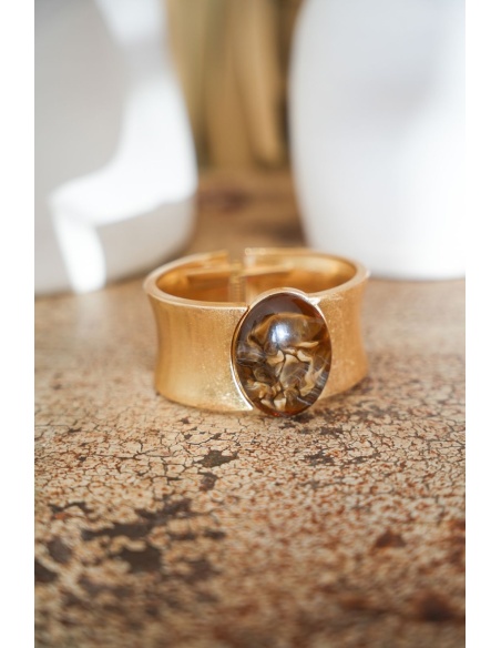 Pulseira TALAIA Pedra Marrom