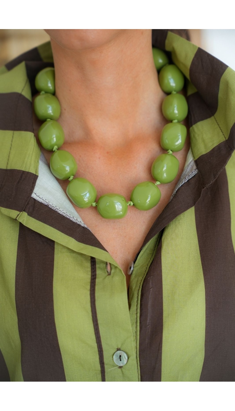 EVE Green Ball Necklace