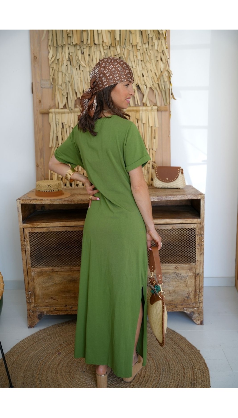 Robe Noeud Vert DIMI