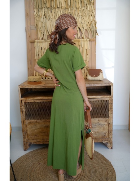 Robe Noeud Vert DIMI